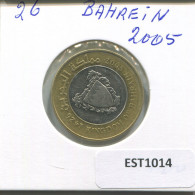 100 FILS 2005 BAHRAIN Islamisch Münze BIMETALLIC #EST1014.2.D.A - Bahrain