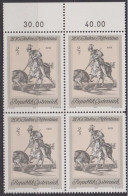 1969 , Mi 1307 ** (3) -  4er Block Postfrisch - 200 Jahre Albertina - Unused Stamps