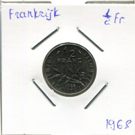 1/2 FRANC 1968 FRANCE Pièce Française #AM914.F.A - 1/2 Franc