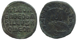 LEO VI FOLLIS GENUINE ANTIKE BYZANTINISCHE Münze  7.5g/27mm #AA523.19.D.A - Byzantinische Münzen