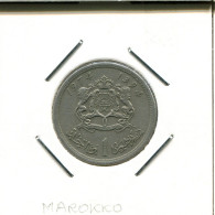 1 DIRHAM 1974 MOROCCO Coin #AS087.U.A - Marruecos