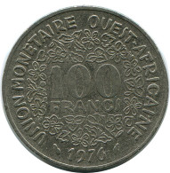 100 FRANCS 1976 WESTERN AFRICAN STATES Coin #AP960.U.A - Otros – Africa