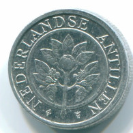 1 CENT 1991 ANTILLES NÉERLANDAISES Aluminium Colonial Pièce #S13124.F.A - Antilles Néerlandaises
