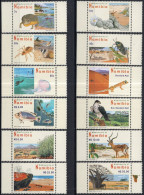NAMIBIE Timbres-poste N°1097 à 1108** Neufs Sans Charnières TB Cote : 50.00€ - Namibië (1990- ...)