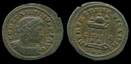 CONSTANTINE I LUGDUNUM Mint ( PLG ) VO/TIS/XX GLOBE OVER ALTAR #ANC13224.18.U.A - El Impero Christiano (307 / 363)