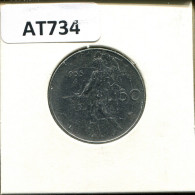 50 LIRE 1955 ITALY Coin #AT734.U.A - 50 Lire