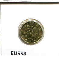 10 EURO CENTS 2002 SPAIN Coin #EU554.U.A - Spanje