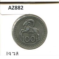 100 MILS 1978 CYPRUS Coin #AZ882.U.A - Chipre