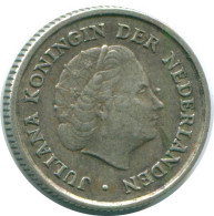 1/10 GULDEN 1963 ANTILLAS NEERLANDESAS PLATA Colonial Moneda #NL12595.3.E.A - Antilles Néerlandaises
