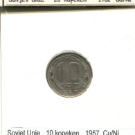 10 KOPEKS 1957 RUSSIA USSR Coin #AS652.U.A - Rusia