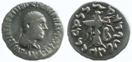 BAKTRIA APOLLODOTOS II SOTER PHILOPATOR MEGAS AR DRACHM 2.2g/18mm #AA283.40.E.A - Griechische Münzen