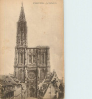 Postcard France Strasbourg Cathedral - Sonstige & Ohne Zuordnung