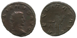 GALLIENUS ANTONINIANUS Roma AD159 Aequuitas AVG 3.7g/22mm #NNN1660.18.U.A - Der Soldatenkaiser (die Militärkrise) (235 / 284)