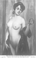 ILLUSTRATEUR - EMILE QUENTIN-BRIN - ETUDE DE "NU AU SOLEIL" - FEMME - NU FEMININ - SALON 1910 - Other Illustrators