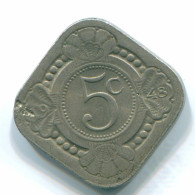 5 CENTS 1948 CURACAO NÉERLANDAIS NETHERLANDS Nickel Colonial Pièce #S12395.F.A - Curaçao