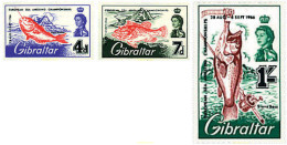 83359 MNH GIBRALTAR 1966 CAMPEONATOS EUROPEOS DE PESCA MARITIMA - Gibraltar