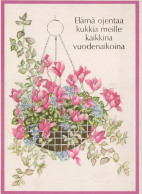 FLOWERS Vintage Ansichtskarte Postkarte CPSM #PAR002.A - Blumen