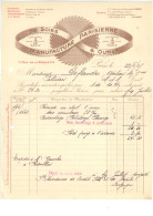 FACTURE Illustrée Usine Manufacture Parisienne De Scies Et Outils à PARIS Et VILLEJUIF - 1900 – 1949