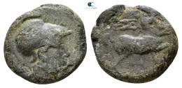 THESSALIAN LEAGUE ATHENA HORSE PFERD Bronze 3.2g/17mm #ANC12384.18.U.A - Grecques