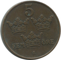 5 ORE 1913 SUECIA SWEDEN Moneda #AC459.2.E.A - Sweden