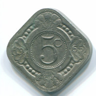 5 CENTS 1965 ANTILLES NÉERLANDAISES Nickel Colonial Pièce #S12438.F.A - Niederländische Antillen