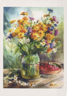 FLORES Vintage Tarjeta Postal CPSM #PBZ025.A - Flowers