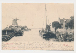 28- Prentbriefkaart IJlst 1902 - De Geeuw - Other & Unclassified