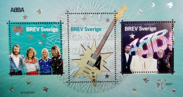 Sweden 2024, ABBA 50 Years Of Waterloo, MNH Unusual S/S - Neufs