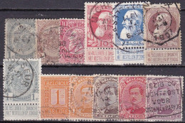 BE020 – BELGIQUE - BELGIUM – 1893-1915 – USED LOT – CV 14,50 € - Autres & Non Classés