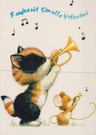 CAT KITTY Animals Vintage Postcard CPSM #PAM156.A - Katzen