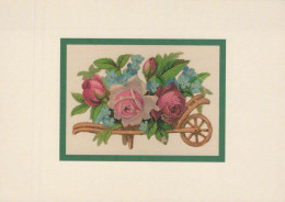 FLORES Vintage Tarjeta Postal CPSM #PBZ570.A - Fleurs