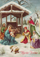 Virgen Mary Madonna Baby JESUS Christmas Religion Vintage Postcard CPSM #PBB847.A - Maagd Maria En Madonnas