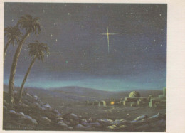 SANTOS Navidad Cristianismo Vintage Tarjeta Postal CPSM #PBB788.A - Santi