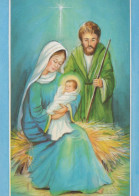 Virgen Mary Madonna Baby JESUS Christmas Religion Vintage Postcard CPSM #PBB732.A - Maagd Maria En Madonnas