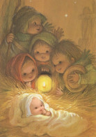 CHILDREN Scene Landscape Baby JESUS Vintage Postcard CPSM #PBB557.A - Szenen & Landschaften