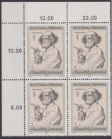 1969 , Mi 1310 ** (1) -  4er Block Postfrisch - 200 Jahre Albertina - Unused Stamps