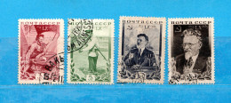 Russia -° 1935 - .  Yv. 573 à 576.  Used, Come Scansione. - Used Stamps