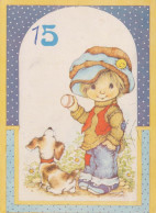 JOYEUX ANNIVERSAIRE 5 Ans GARÇON ENFANTS Vintage Postal CPSM #PBT919.A - Verjaardag