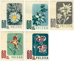 94353 MNH POLONIA 1957 FLORES SILVESTRES - Nuevos