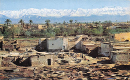 MARRAKECH . Panorama . Vue Des Tanneries . - Otros & Sin Clasificación