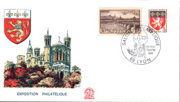 EXPOSITION PHILATELIQUE SALON PHILATELIQUE CNEP LYON 1981 - Commemorative Postmarks