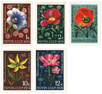 92548 MNH UNION SOVIETICA 1974 FLORES DE MONTAÑA - ...-1857 Prefilatelia