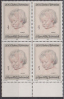1969 , Mi 1311 ** (3) -  4er Block Postfrisch - 200 Jahre Albertina - Ongebruikt