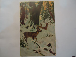 FRANCE ELK  POSTCARDS ANIMALS  ELKS - Other & Unclassified