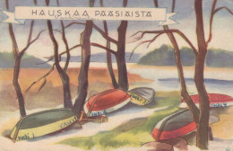 PASCUA FLORES Vintage Tarjeta Postal CPA #PKE152.A - Easter