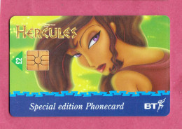 UK- BT- Pre Paid Phone Card With Chip By 2 Pounds, Used-Hercules. Special Edition Phone Card. Exp. 31.3.1999 - BT Generales