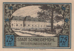 75 PFENNIG 1914-1924 Stadt SCHNEIDEMÜHL Posen UNC DEUTSCHLAND Notgeld #PD298 - [11] Emissions Locales