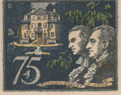 75 PFENNIG 1921 Stadt JENA Thuringia UNC DEUTSCHLAND Notgeld Banknote #PH710 - [11] Lokale Uitgaven