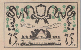 75 PFENNIG 1921 Stadt ELLERHOOP Schleswig-Holstein UNC DEUTSCHLAND #PB193 - [11] Local Banknote Issues