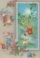 PASQUA BAMBINO Vintage Cartolina CPSM #PBO263.IT - Easter